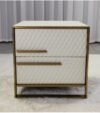 Harmony Leather Nightstand - Image 9