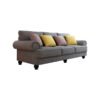 Cozy 3 Seater Sofa - Dark Grey - Image 4