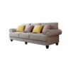 Cozy 3 Seater Sofa - Cloud Grey - Image 3
