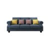 Cozy 3 Seater Sofa - Blue Denim - Image 3