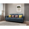 Cozy 3 Seater Sofa - Blue Denim - Image 2