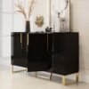 1.5M Throne Sideboard Cabinet - Black - Image 5