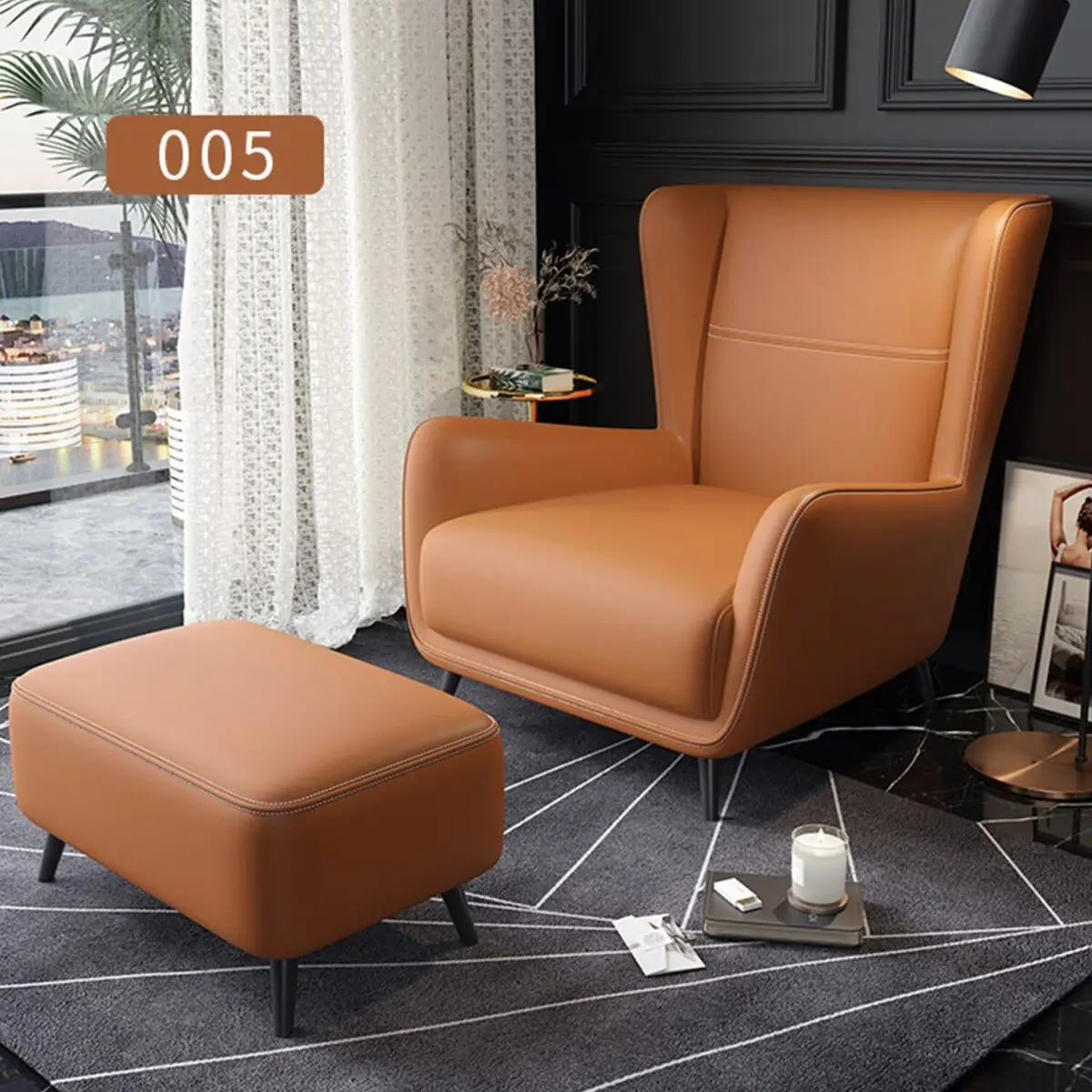 Wingback Armchair Set - Image 2