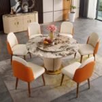 Dining Table with Lazy Susan
