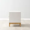 Circula High Gloss Nightstand - White - Image 4