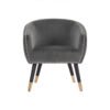 DENIZ Velvet Lounge Chair - Image 2