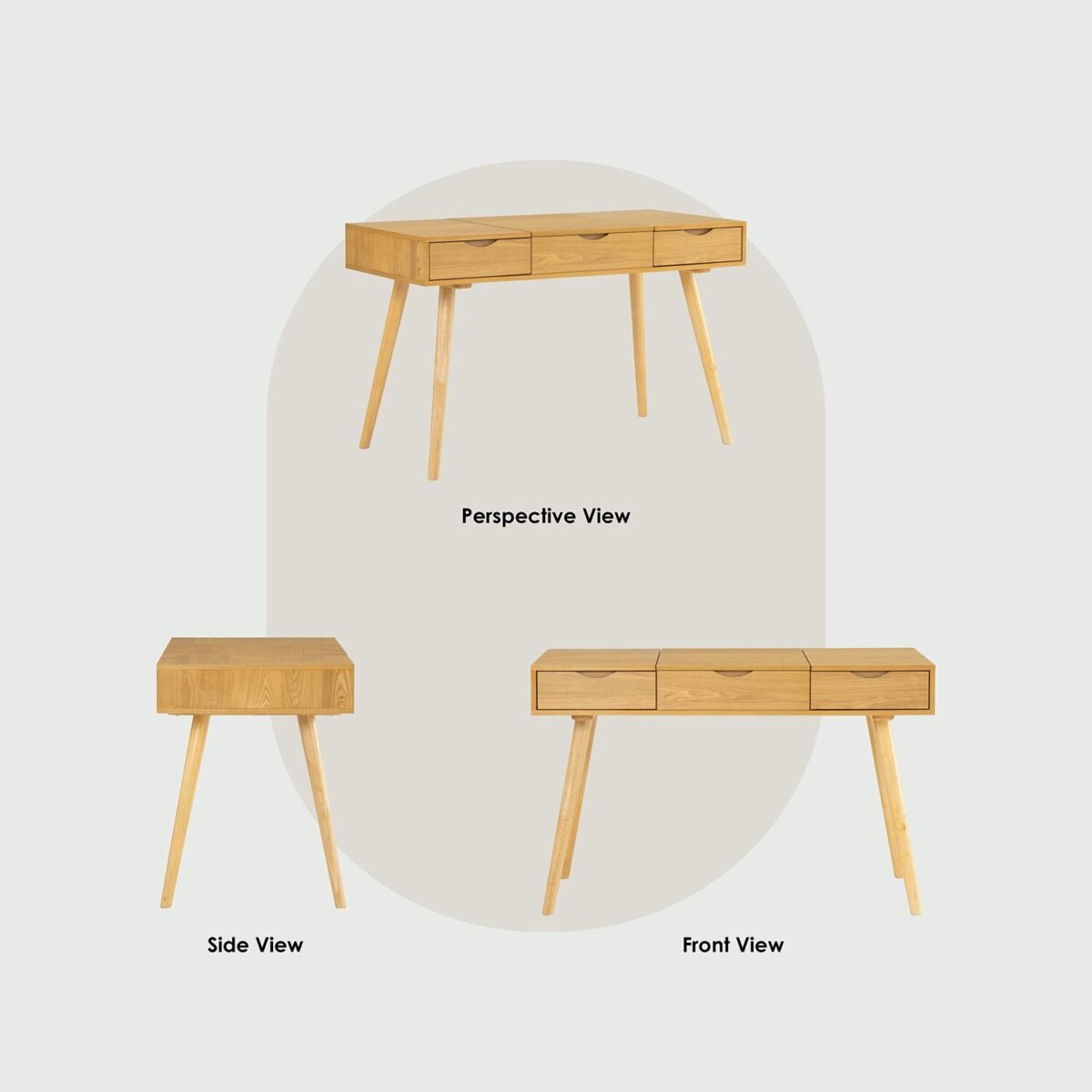 PALCO Dressing Table Vanity Set - Image 3