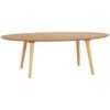 ASH VENEER OVAL COFFEE TABLE - Image 3