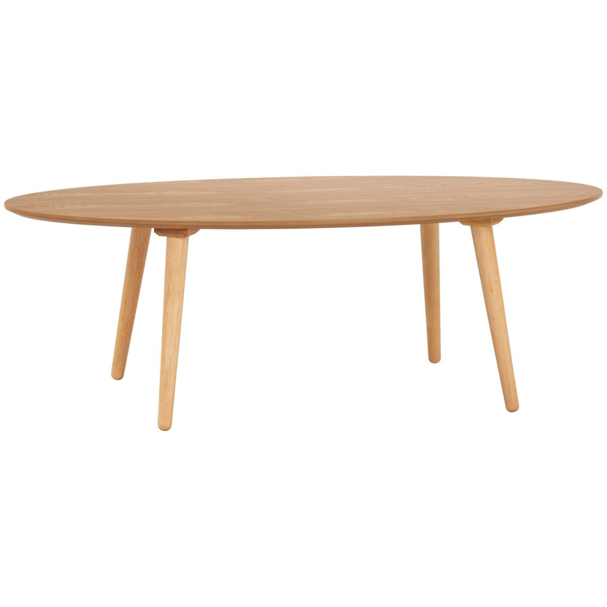ASH VENEER OVAL COFFEE TABLE - Image 3