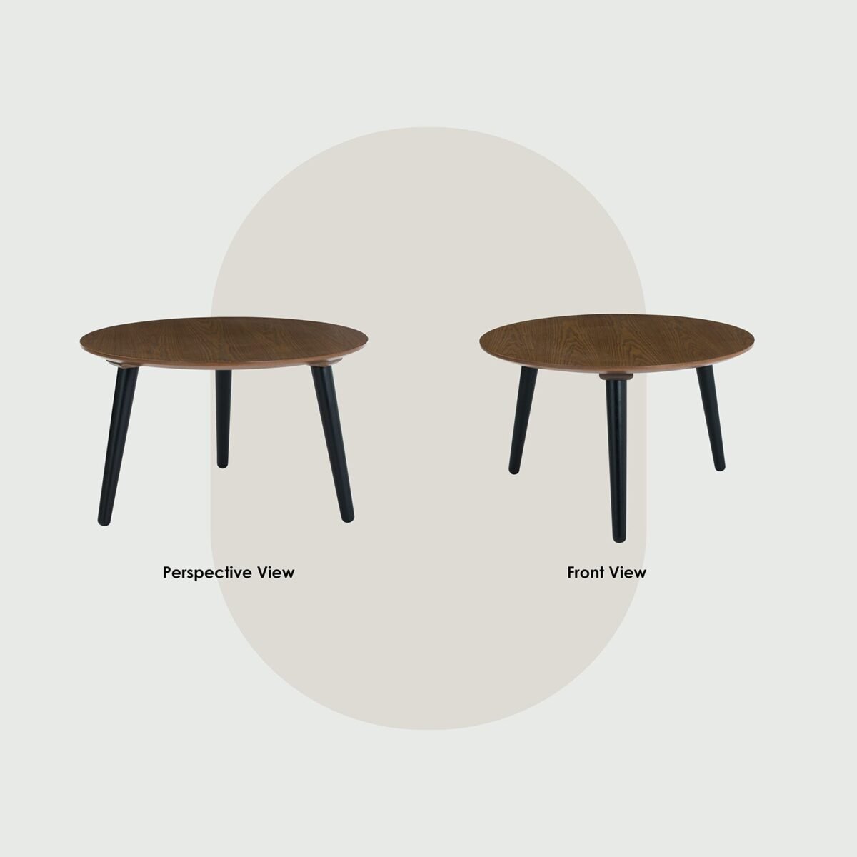 ASH VENEER COFFEE TABLE - Image 3