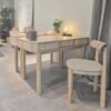 OAK VENEER CONSOLE TABLE