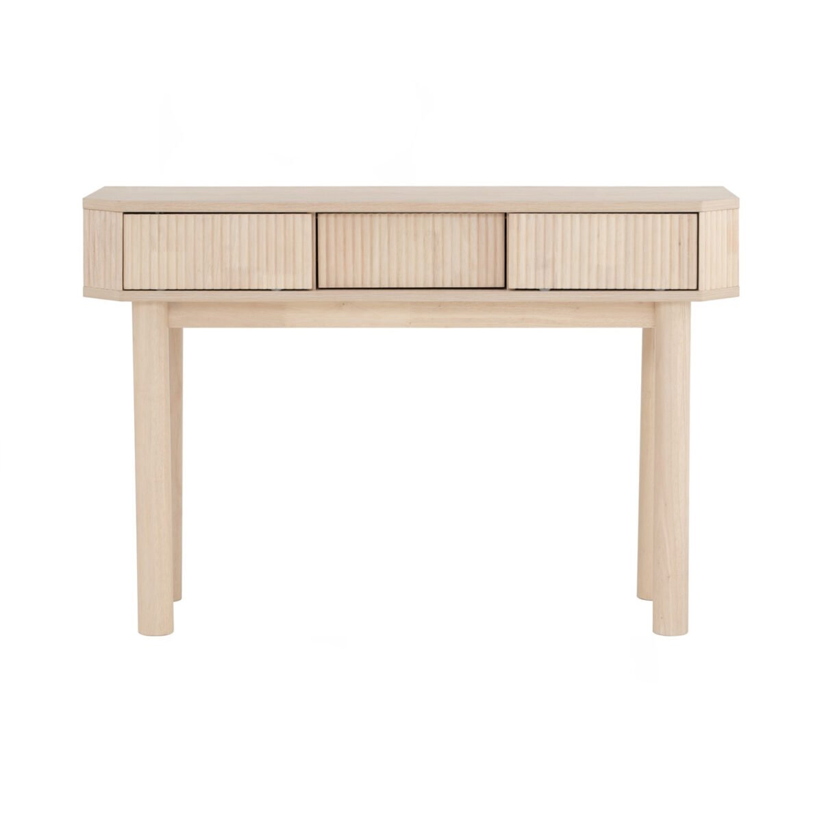 OAK VENEER CONSOLE TABLE - Image 2