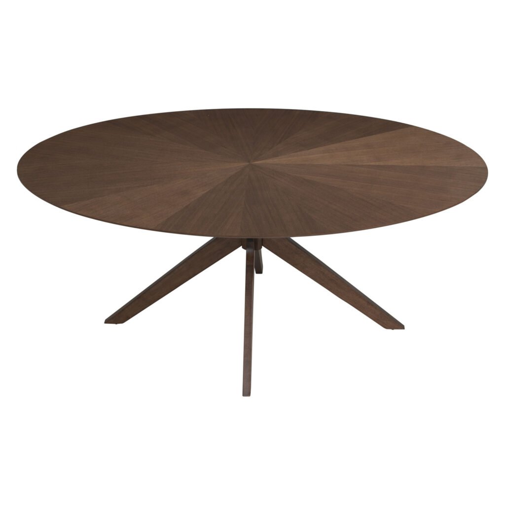 walnut oval dining table