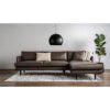 DEXTER L Shaped Sofa - Brownie