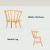 CALEY Dining Chair - Natural - Image 3