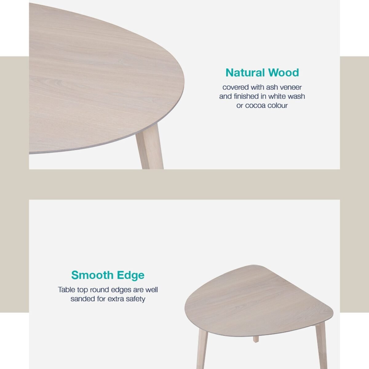 KHASA Dining Table – White - Image 3