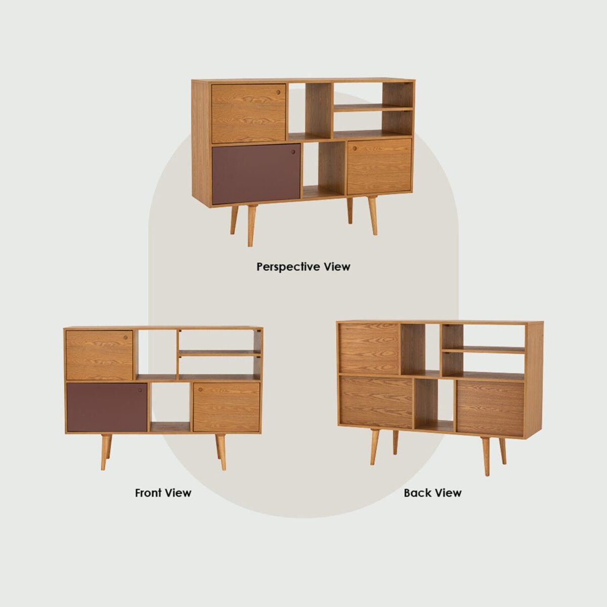 1.5M LOCKE TALL SIDEBOARD - Image 3