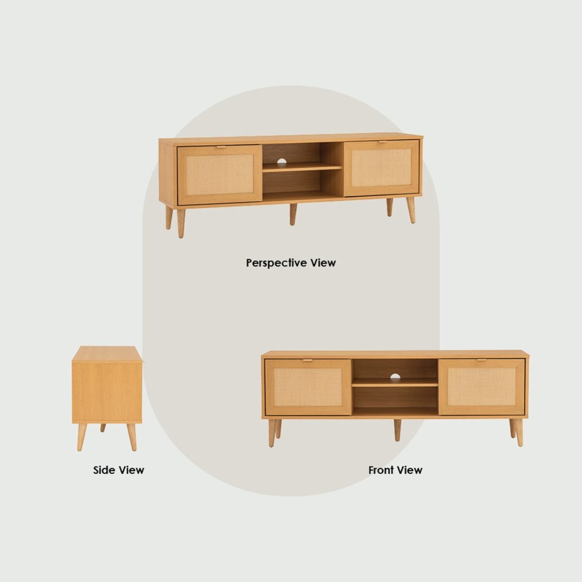 1.5M DUDLEY TV Cabinet - Image 3