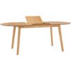 oak extendable dining table