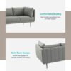 SUPRA 3 Seater Upholstered Sofa - Image 4