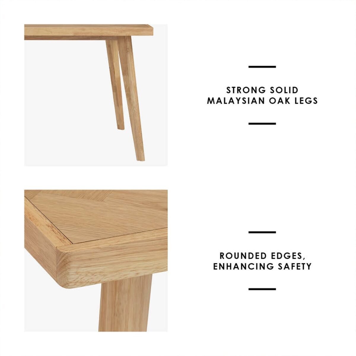 1.8M LOFTUS Dining Table - Natural - Image 4