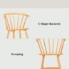CALEY Dining Chair - Natural - Image 4