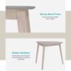 KHASA Dining Table – White - Image 4