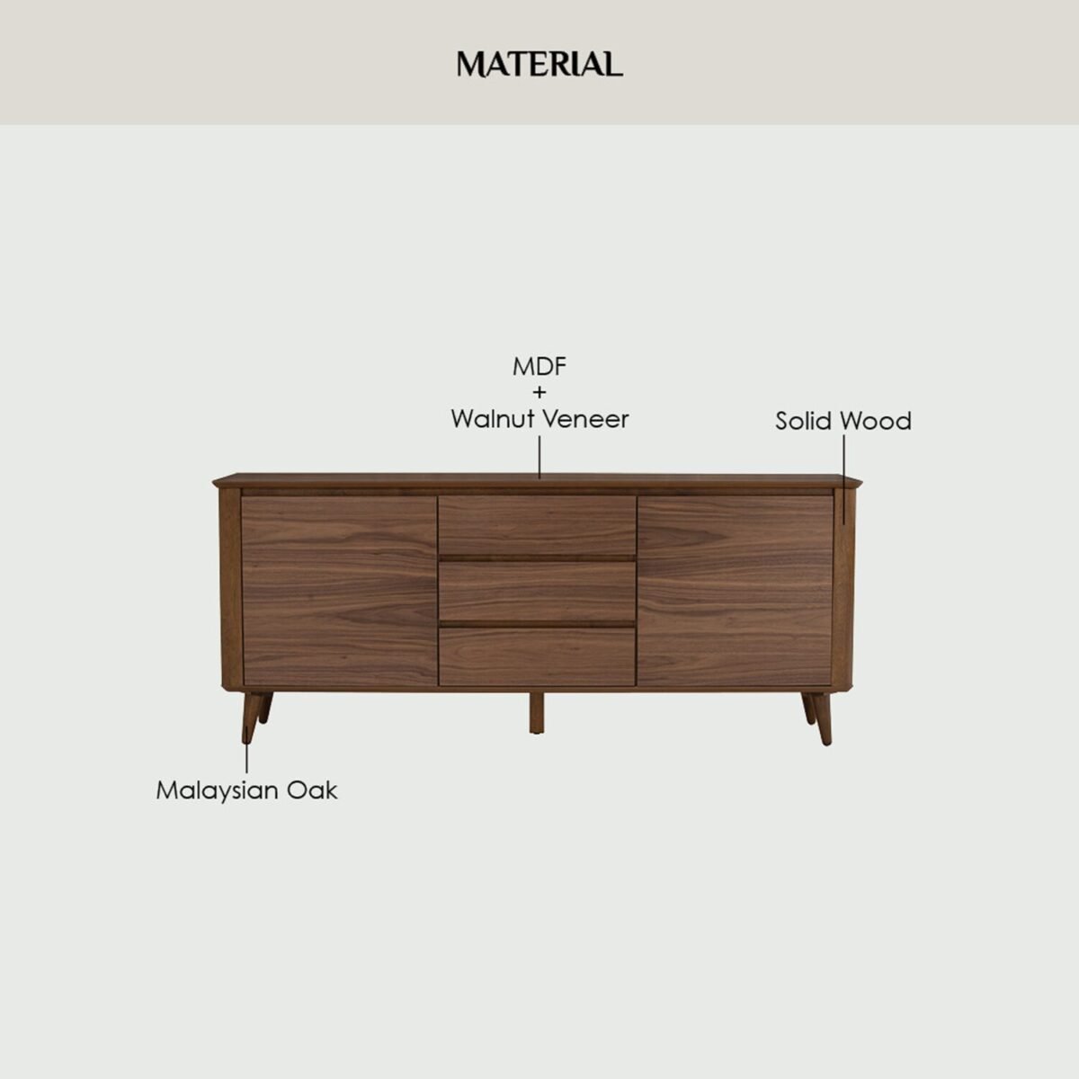 1.8M DOVER Sideboard - Image 4