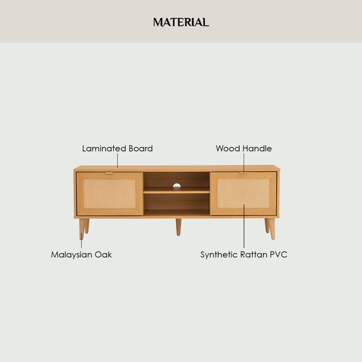 1.5M DUDLEY TV Cabinet - Image 4
