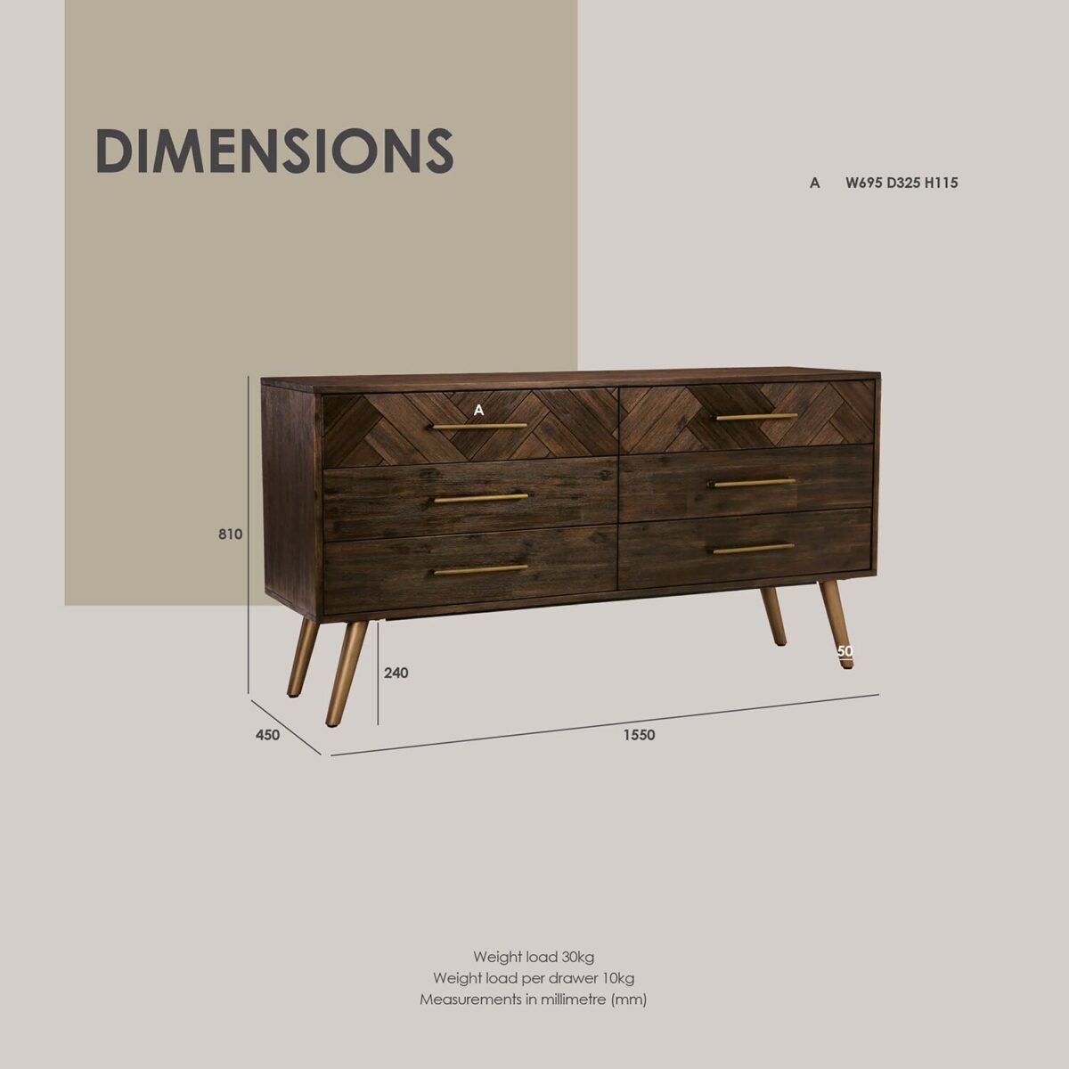 1.55M SIVAN Dresser - Image 5