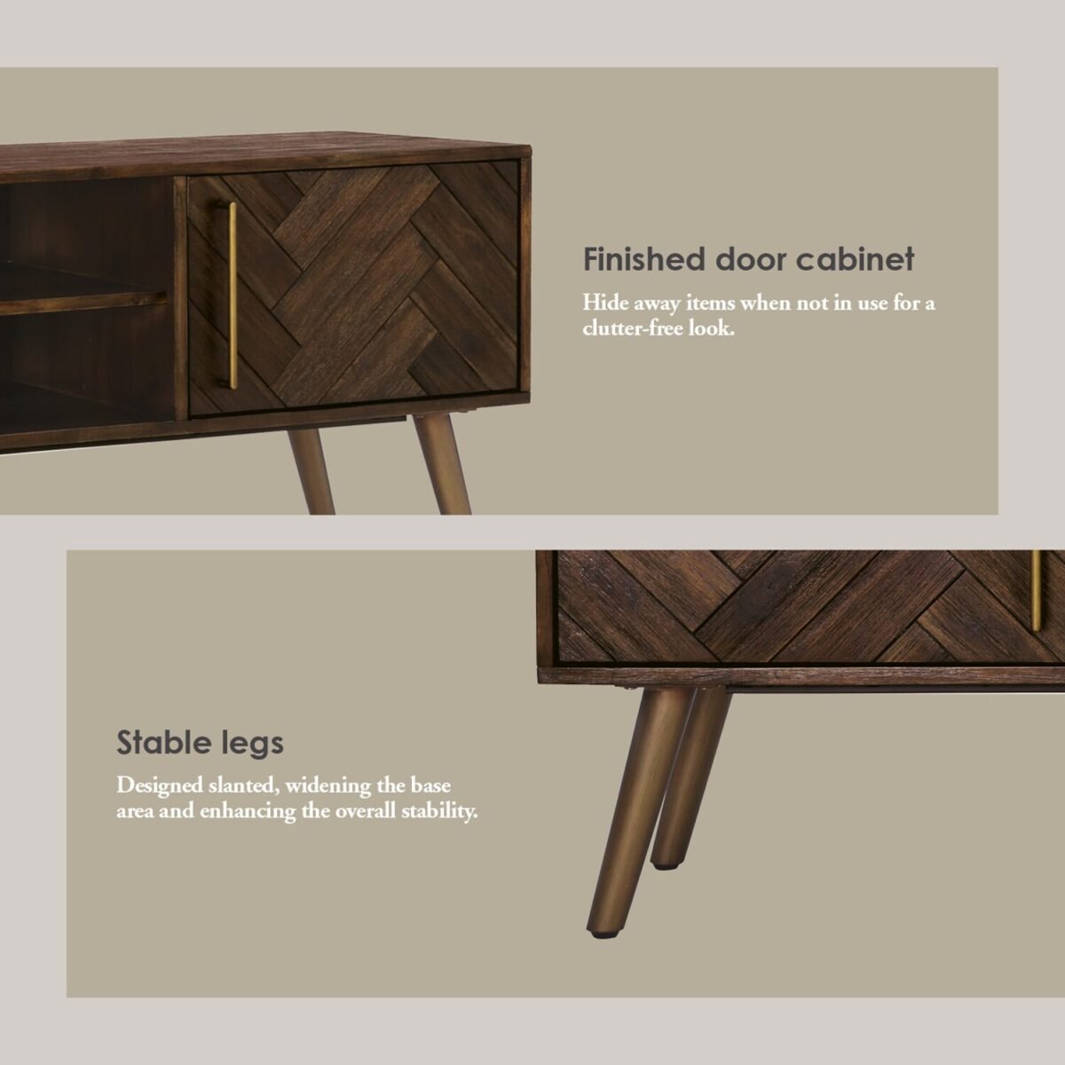 ACACIA VENEER 1.65M TV CABINET - Image 5