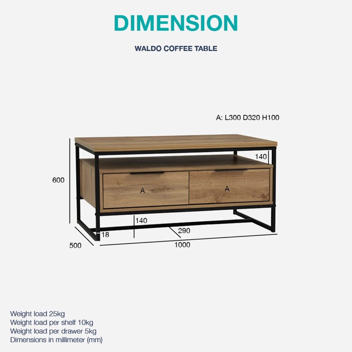 WALDO COFFEE TABLE - Image 5