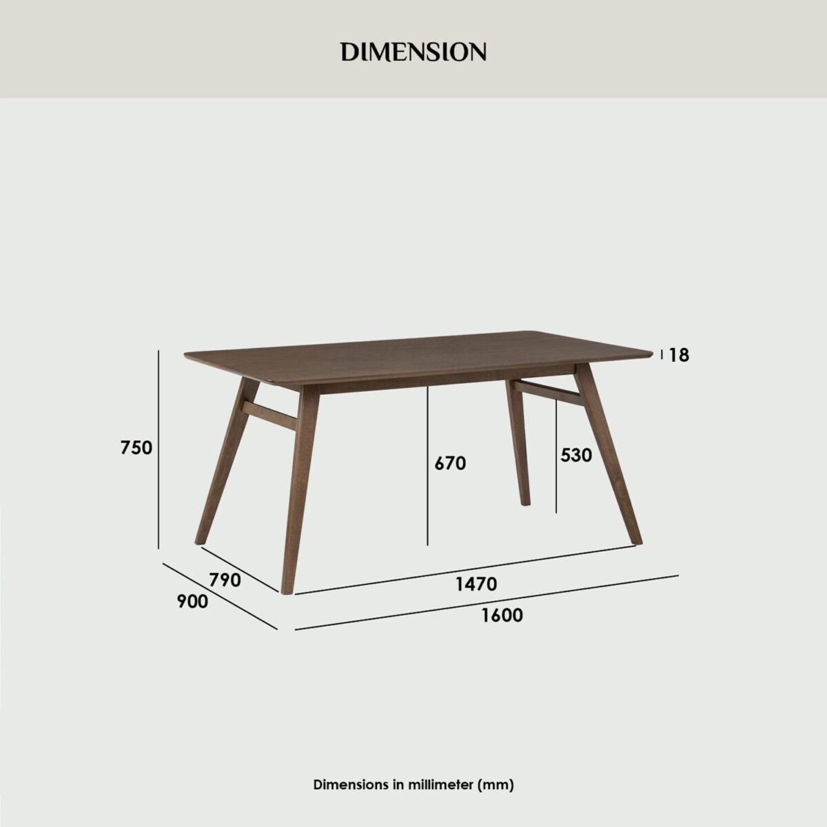 1.6M Cadell Dining Table - Image 2