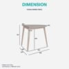 KHASA Dining Table – White - Image 5