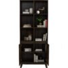 Stylish Walnut Bookshelf front