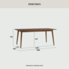DOVER Dining Table - Image 6