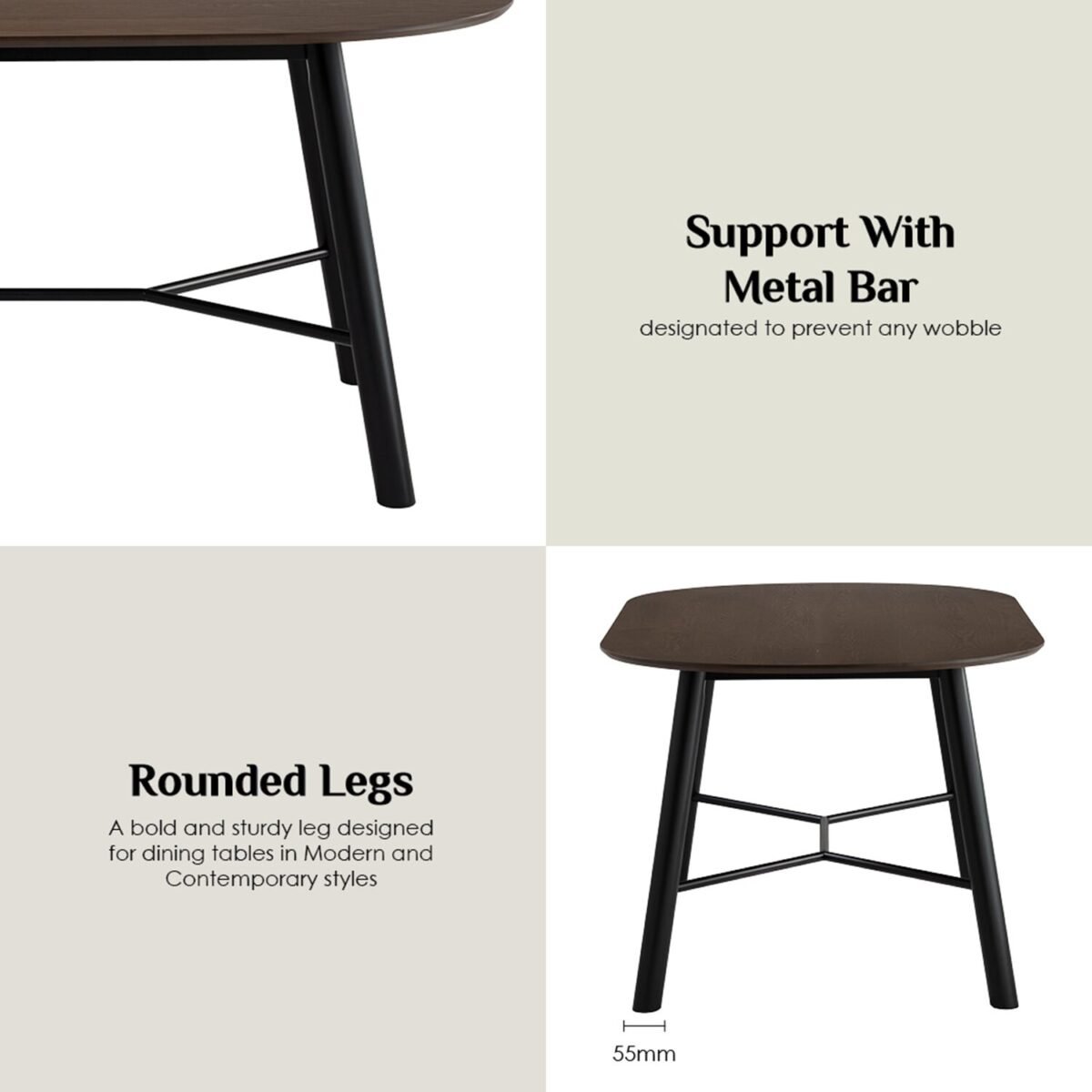 1.6M HAROLD Dining Table - Image 6