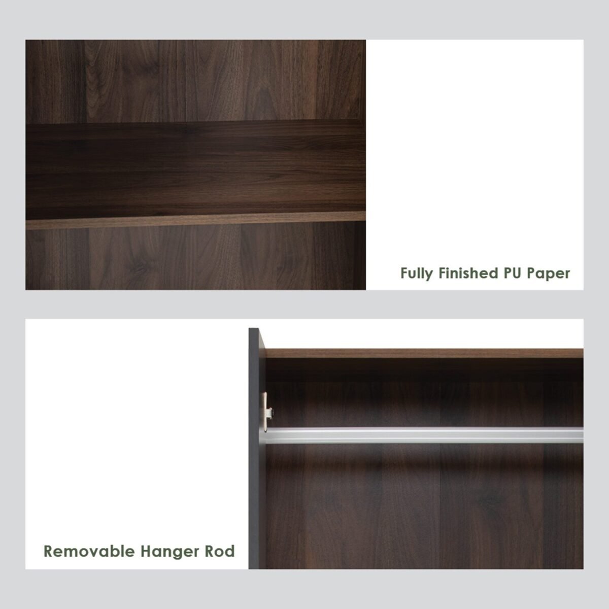 MANDO 2 DOOR WARDROBE - Image 7