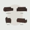 ROYCE Leather Sofa - Image 4