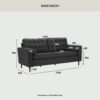 ROYCE Leather Sofa - Image 5