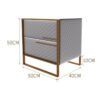 Harmony Leather Nightstand - Image 8