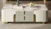 1.3M Goddess Solid Marble Stone Coffee Table - Image 5