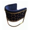 Honey Gold Velvet Arm Chair - Image 6