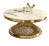 Danse Round Marble Top Coffee Table - Image 5