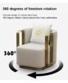 Swivel Arm Chair 360 Rotate - Image 8