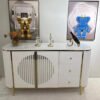 1.5M Circula Solid Marble Top Sideboard - Image 2