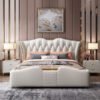 Majestic Upholstered King Size Bedframe Gas Lifting - Image 2