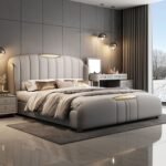 king size bedroom suite Gold