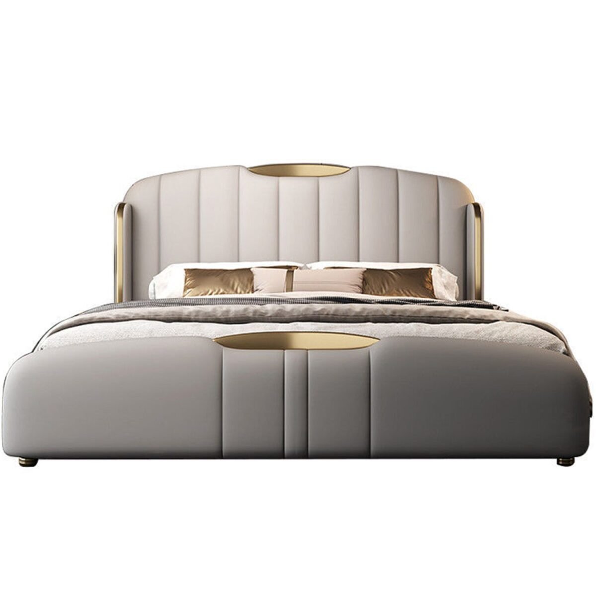 Emperor King Size 4 Piece Bedroom Suite Set Gas Lifting - Image 5