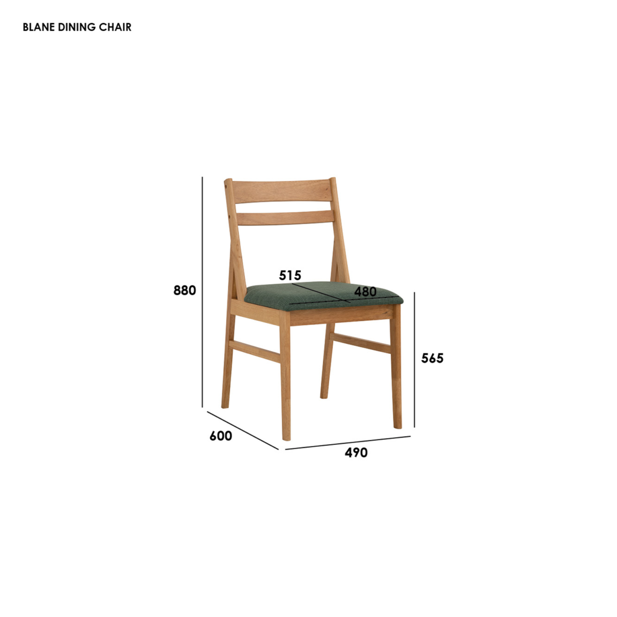BLANE Dining Chair - Natural - Image 5